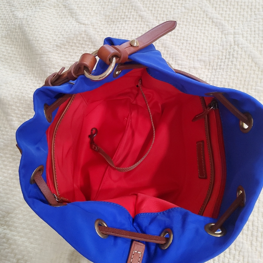 Dooney & Bourke Windham Small Kade Drawsting in French Blue - Picture 12 of 16